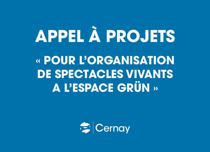 APPEL A PROJETS - POUR L'ORGANSIATION DE SPECTACLES VIVANTS A L'ESPACE GRÜN