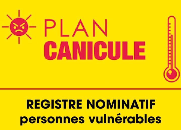 PLAN CANICULE - REGISTRE NOMINATIF