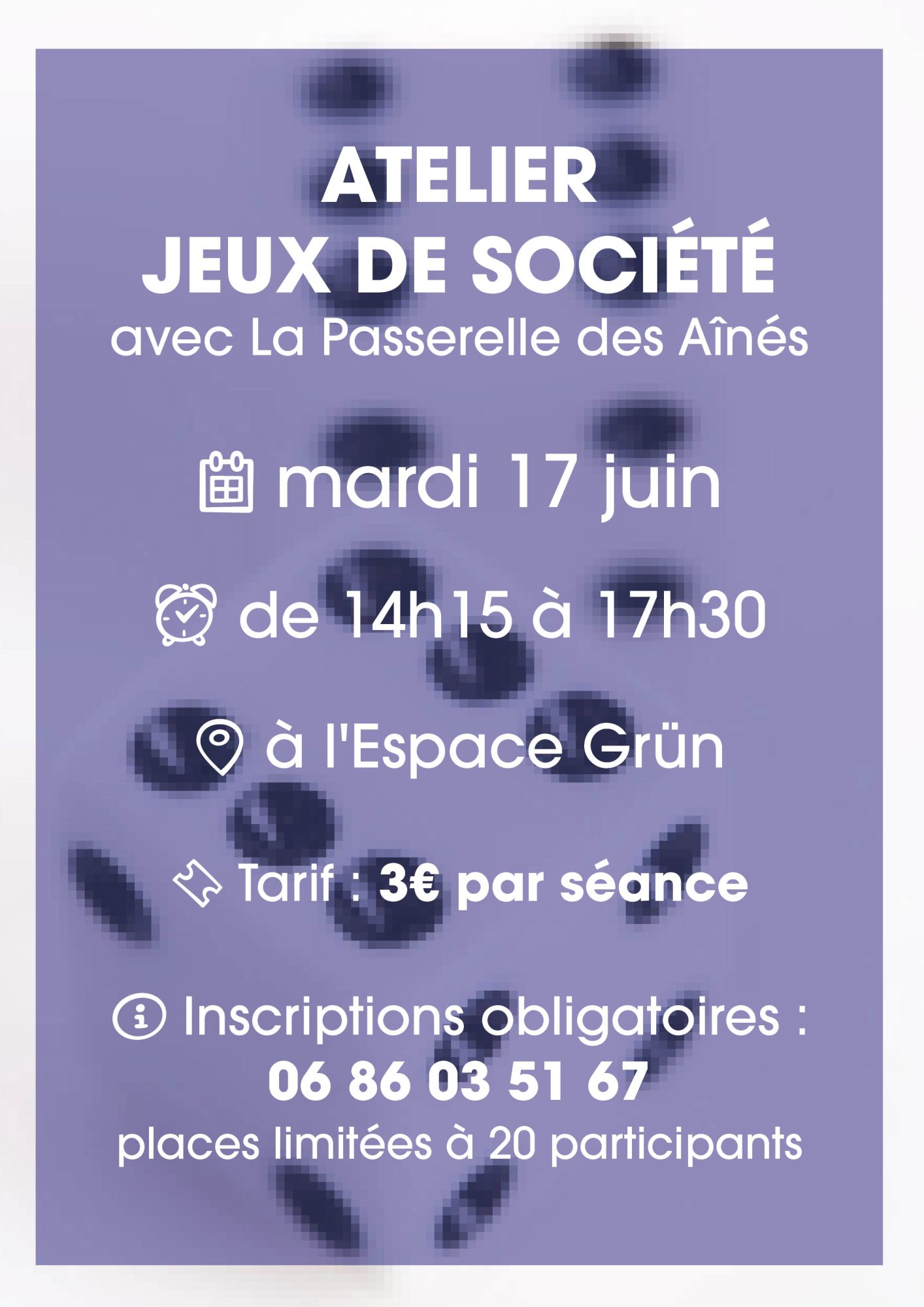 On y voit des dés à jouer