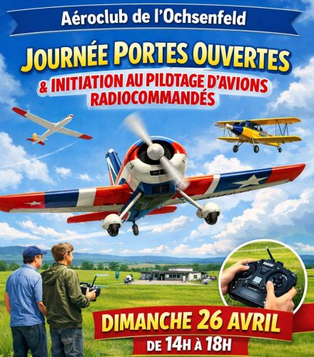 JOURNÉE PORTES OUVERTES & INITIATION AU PILOTAGE D'AVIONS RADICOMMANDÉS