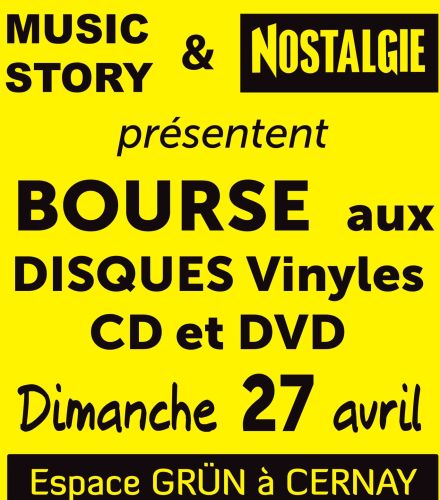 BOURSE AUX DISQUES VINYLES, CD ET DVD