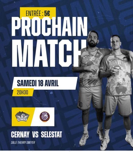 MATCH DE CHAMPIONNAT - CWH VS SELESTAT