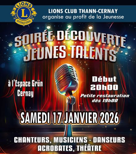 SOIREE DECOUVERTE JEUNES TALENTS
