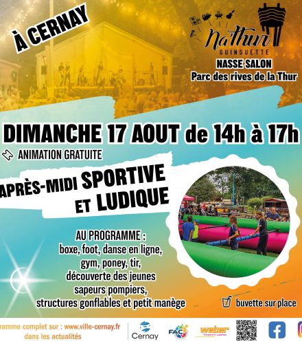 GUINGUETTE NA'THUR - APRES-MIDI SPORTIVE ET LUDIQUE