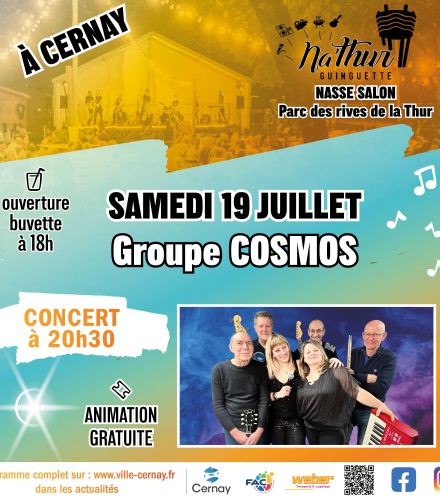 GUINGUETTE NA'THUR - CONCERT GROUPE COSMOS