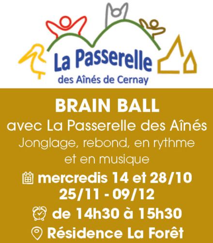 BRAIN BALL AVEC LA PASSERELLE DES AÎNÉS