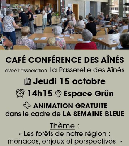 CAFE CONFERENCE DES AINES