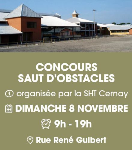 CONCOURS SAUT D'OBSTACLES - SHT CERNAY