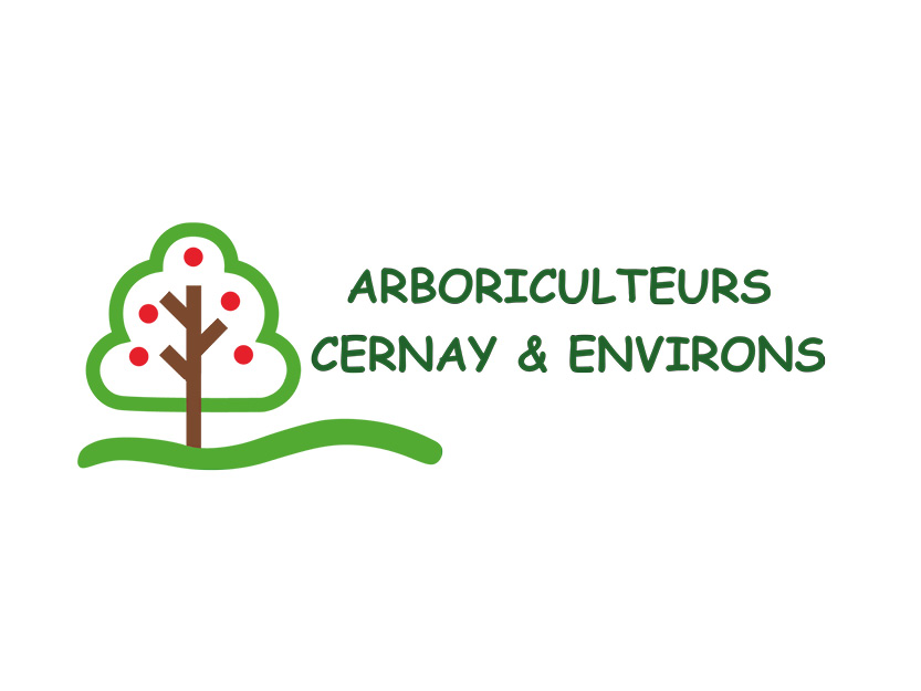On voit un arbre dessiné avec des fruits rouges