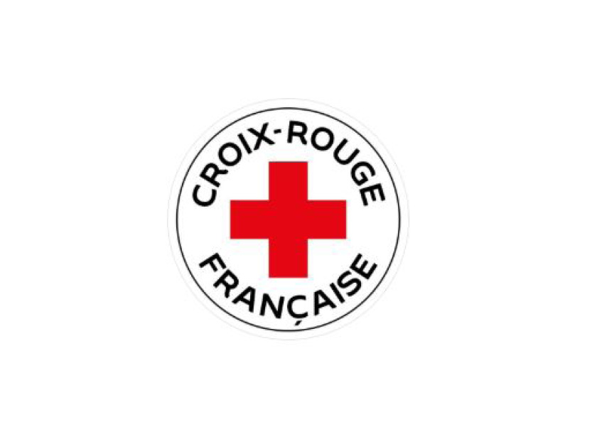 On y voit une croix rouge