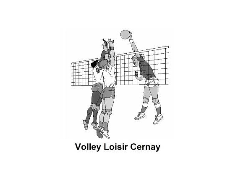 On voit 3 volleurs qui sautent autour d'un filet de volley ball avec une balle