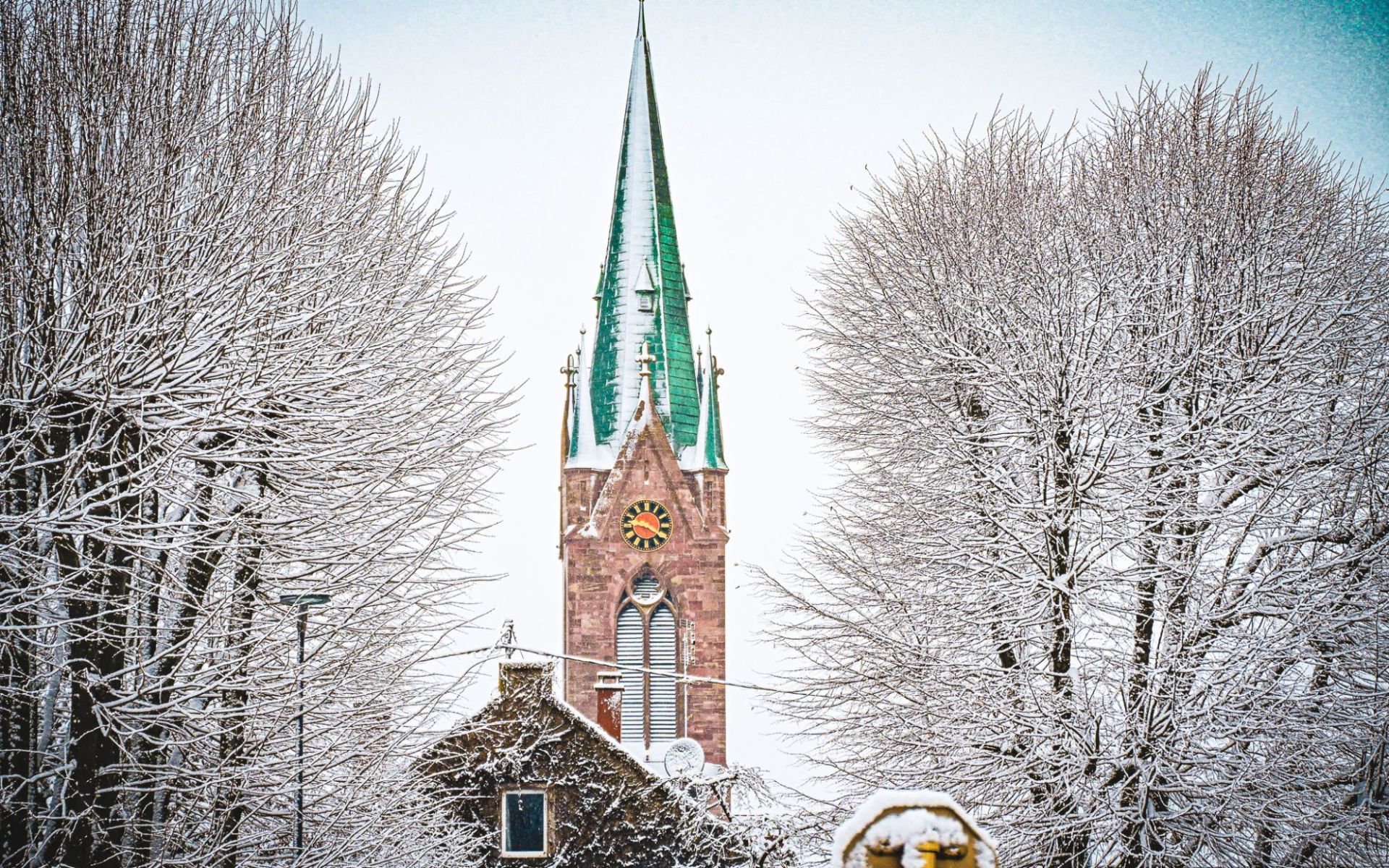 L'église Saint Etienne sous la neige 2026