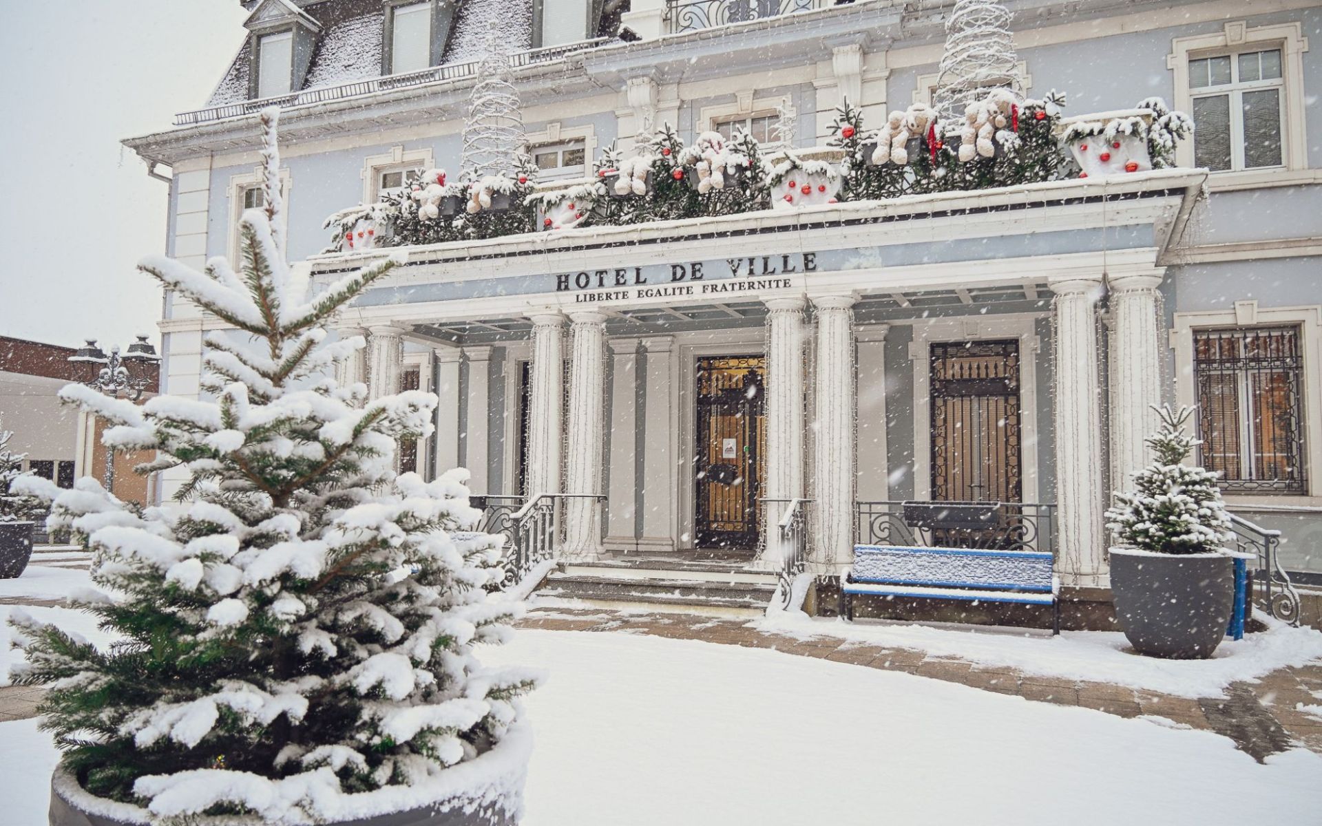 La mairie sous la neige 2026