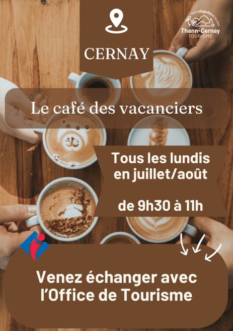 On y voit des mains quyi tiennent diff&eacute;rentes tasses de caf&eacute;s.